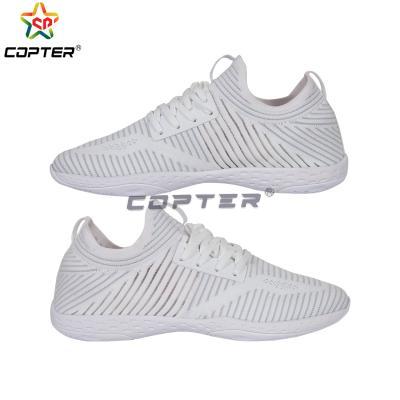 COPTER Factory Hot Selling High-quality Girls' Dance Shoe Kids Sports Training Cheer Sneaker White Cheerleading Shoes
