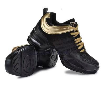 Copter Flexible Dance Sneakers Breathable Mesh Split Sole Jazz Dance Shoes Leather Canvas Suede Lining PU Casual Shoes